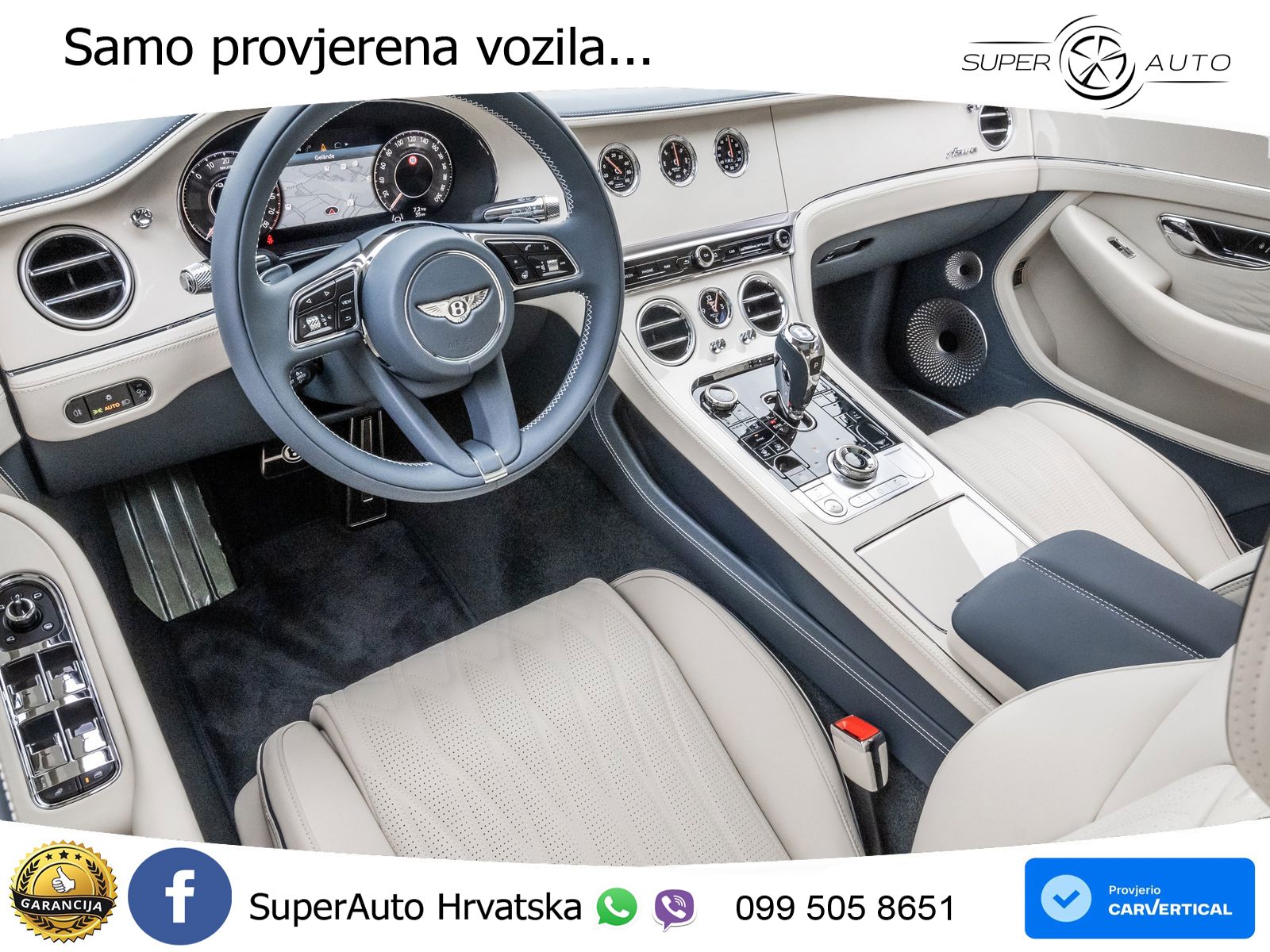 Bentley Continental GT IV 4.0 V8 TFSi (680 KS) AWD DCT ZRAČNI+ACC+GR SJED+KAM+PANO