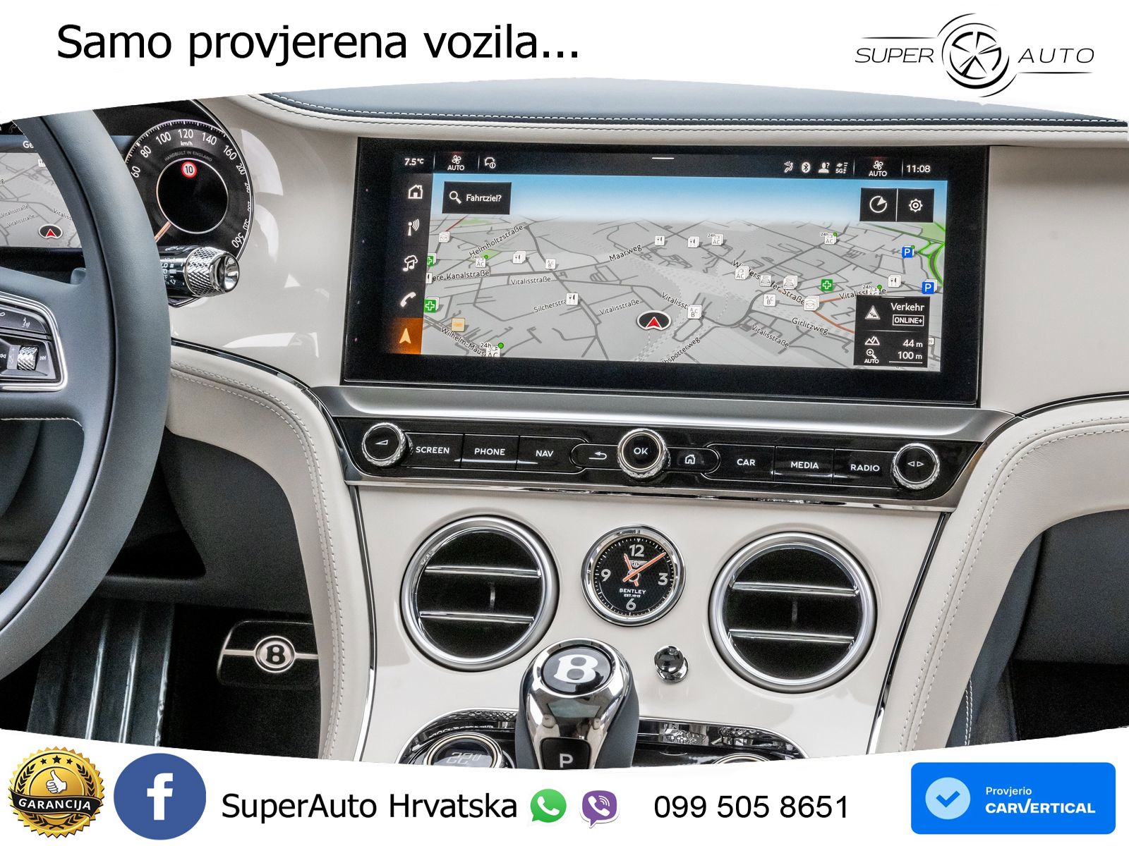 Bentley Continental GT IV 4.0 V8 TFSi (680 KS) AWD DCT ZRAČNI+ACC+GR SJED+KAM+PANO