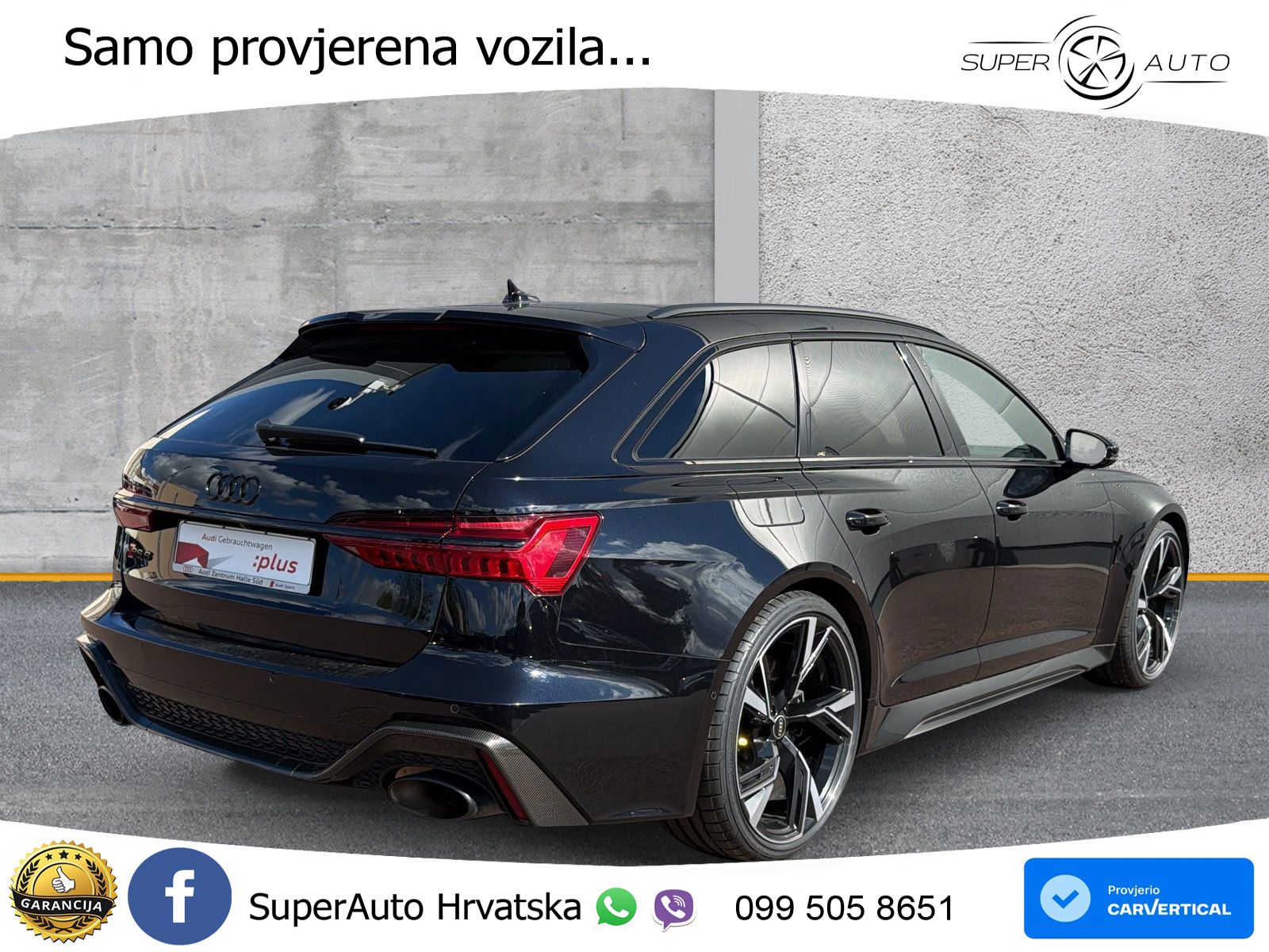 Audi RS6 Avant 4.0 TFSI V8 (600 KS) quattro Tiptronic