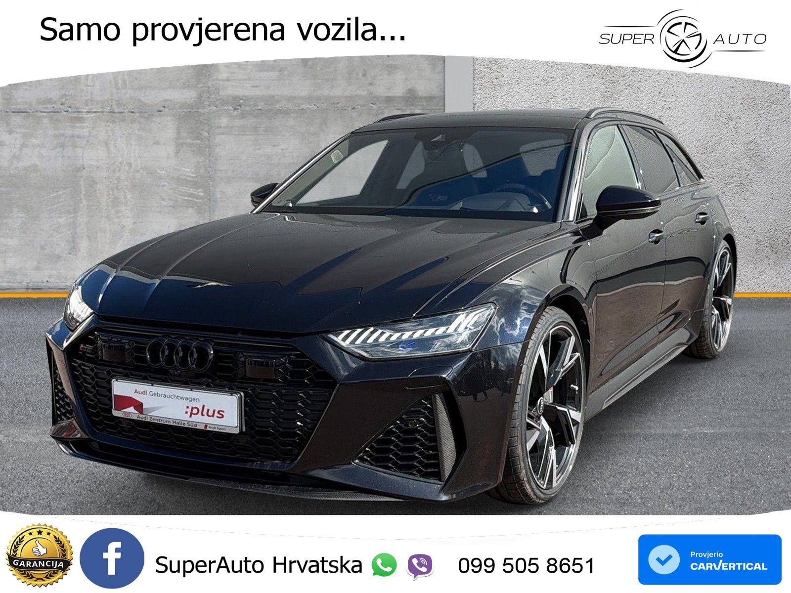 Audi RS6 Avant 4.0 TFSI V8 (600 KS) quattro Tiptronic