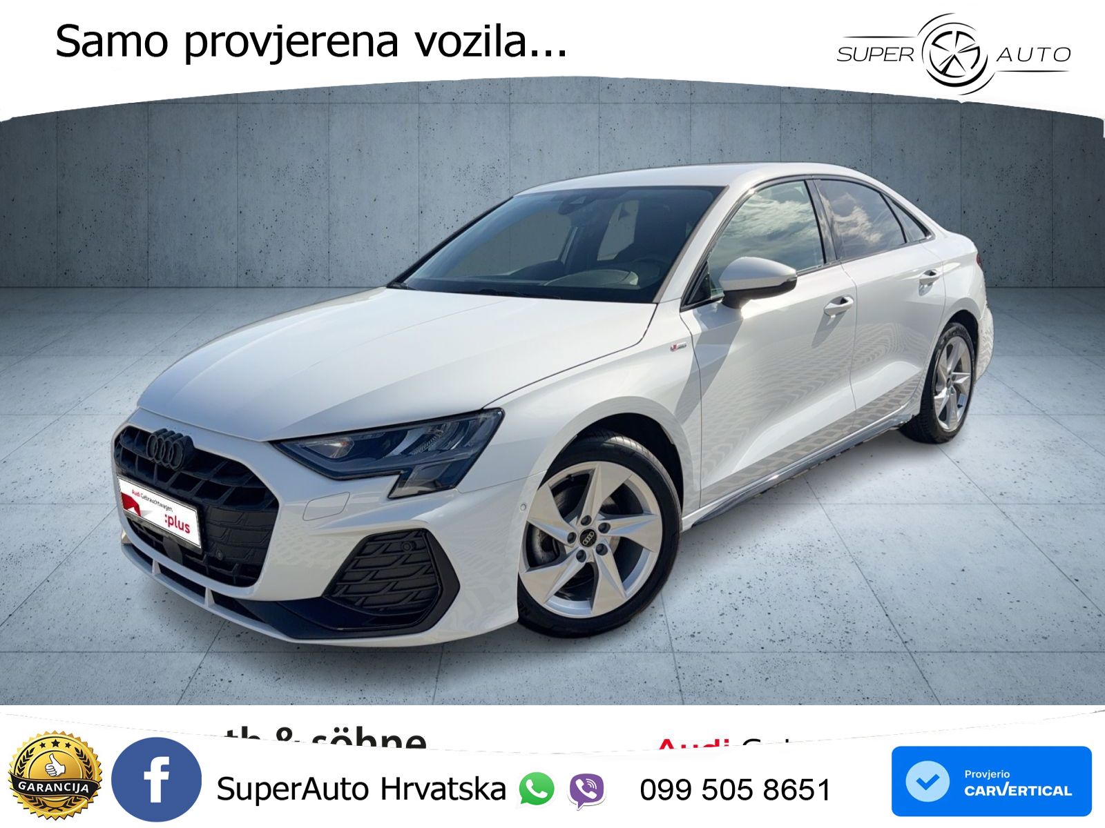 Audi A3 Limuzina 35 TFSI (150 KS) S tronic S line