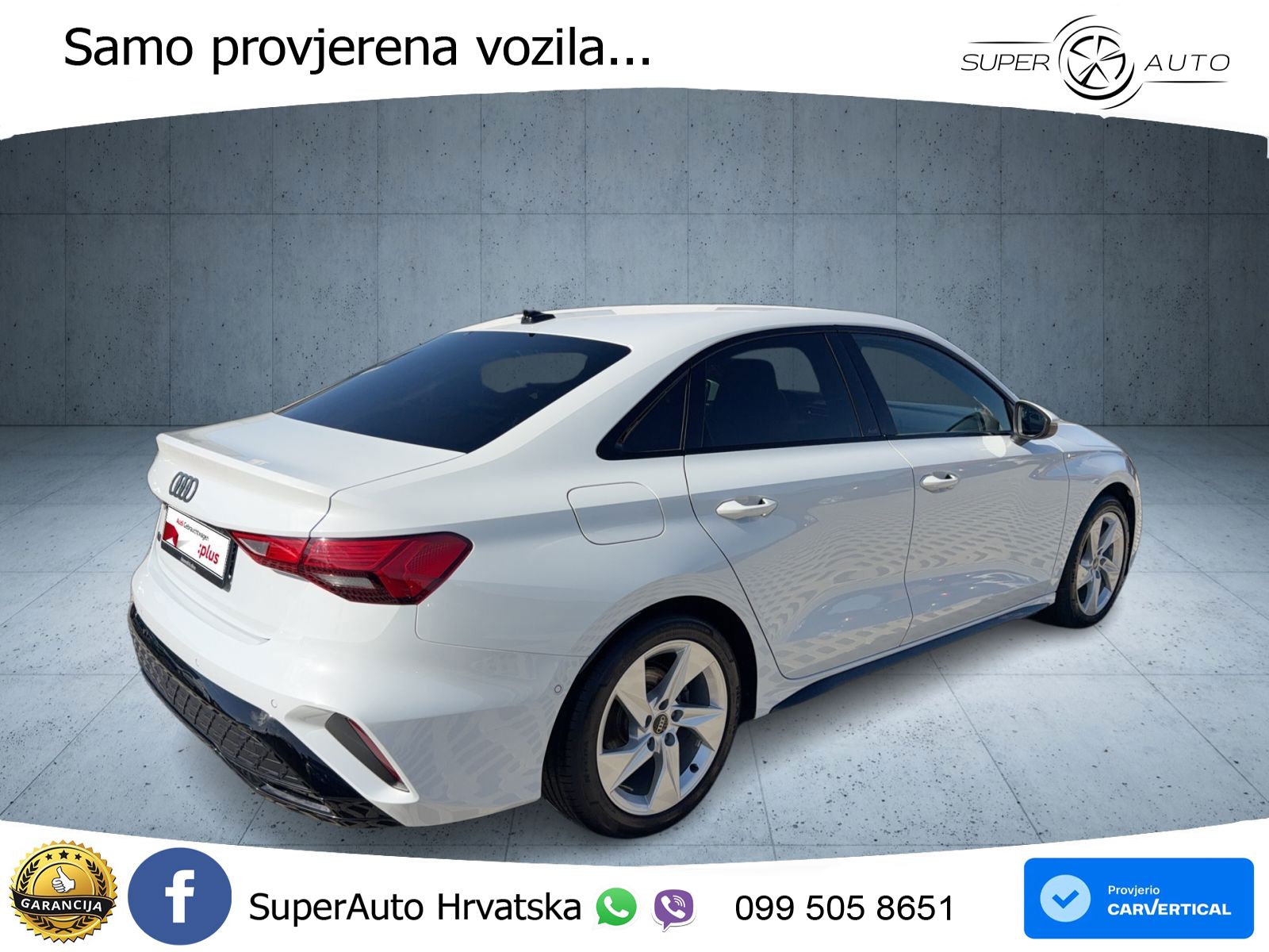 Audi A3 Limuzina 35 TFSI (150 KS) S tronic S line