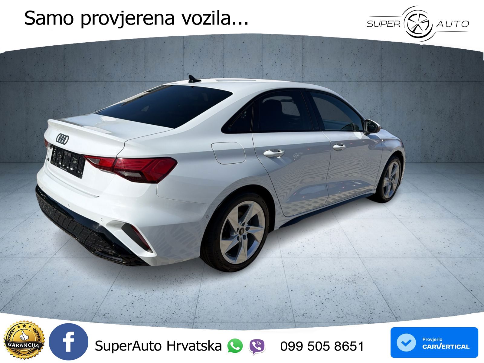 Audi A3 Limuzina 35 TFSI (150 KS) S tronic S line
