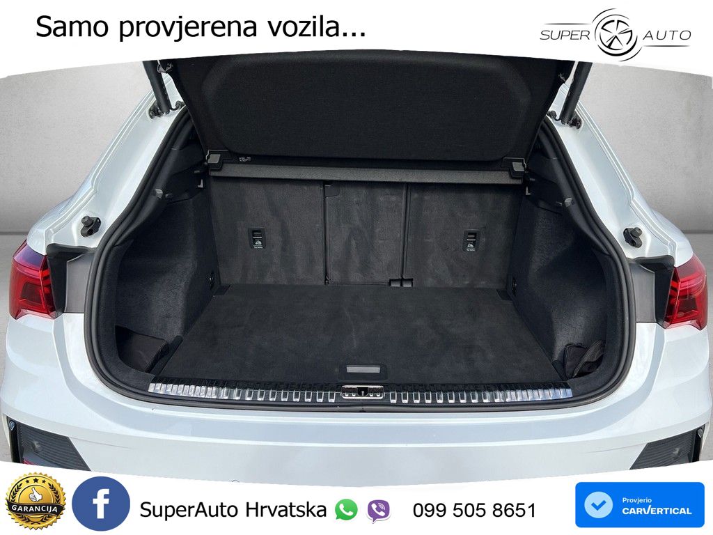 Audi Q3 Sportback 40 TDI (200 KS) quattro S tronic S line LED+GR SJED+ACC