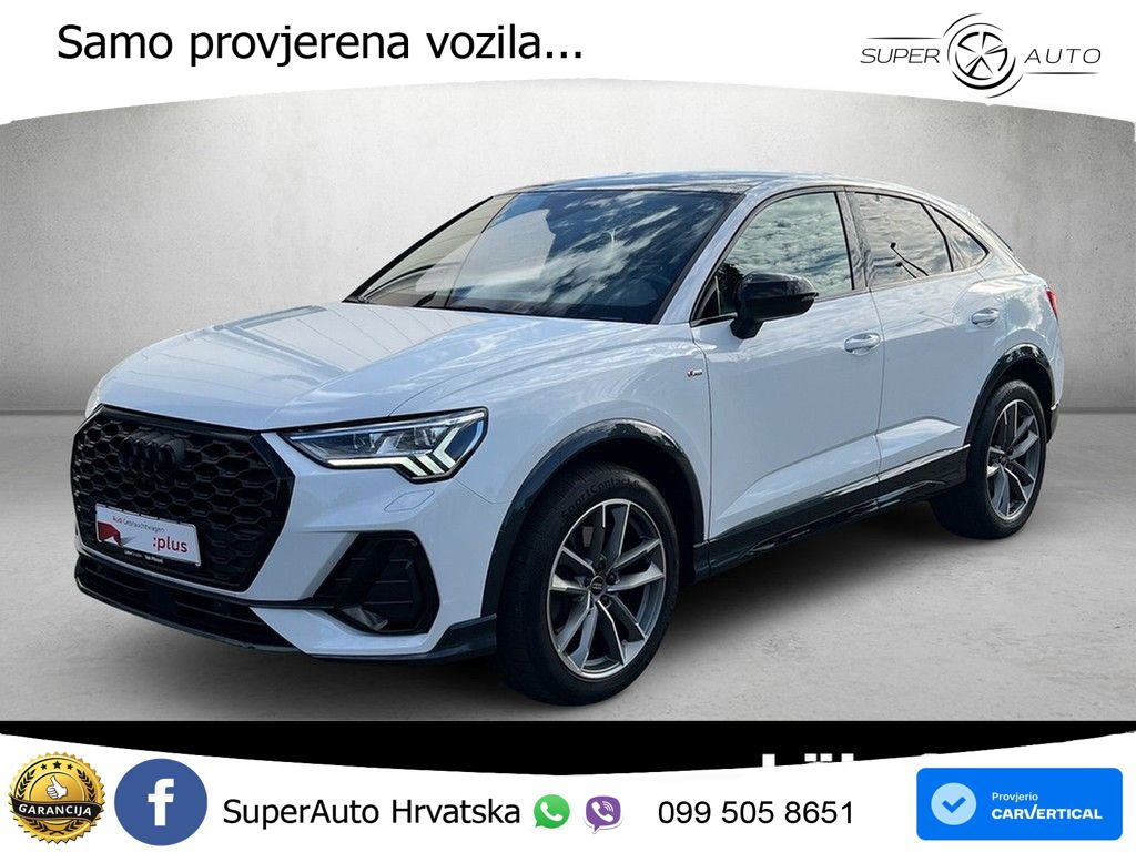 Audi Q3 Sportback 40 TDI (200 KS) quattro S tronic S line LED+GR SJED+ACC