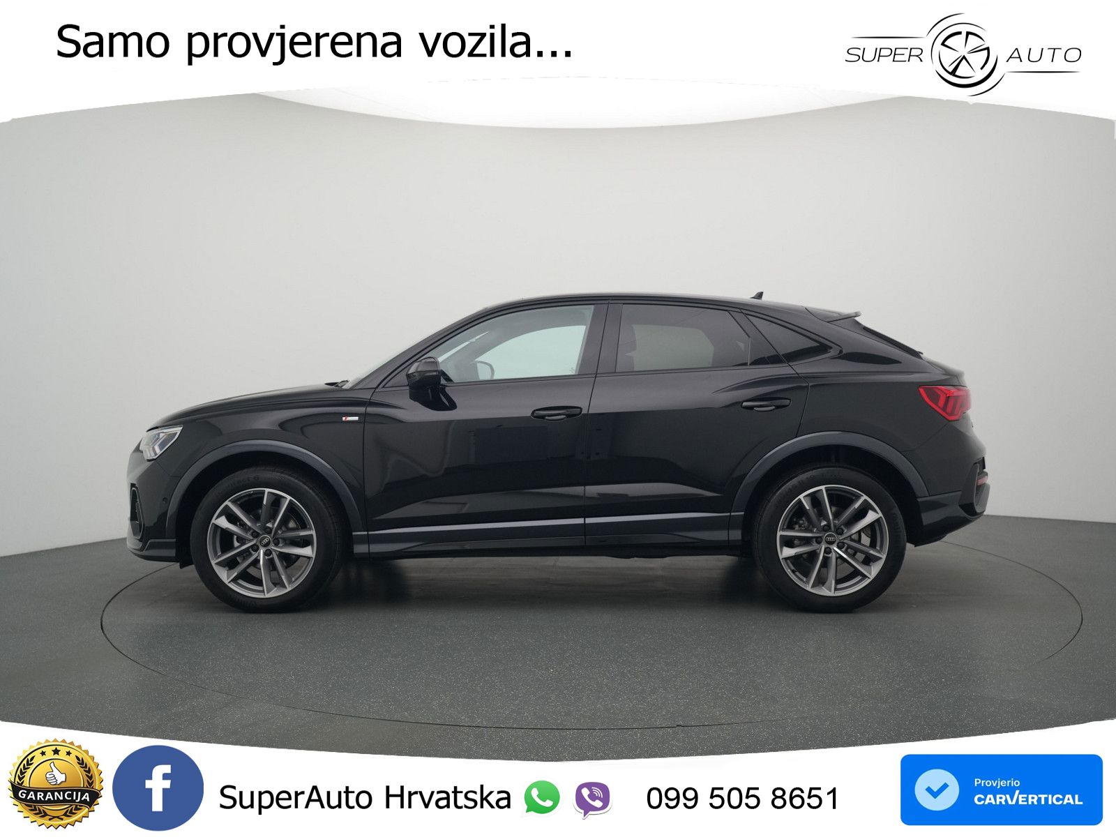 Audi Q3 Sportback 1.5 TFSI (150 KS) S tronic S line LED+GR SJED+ACC