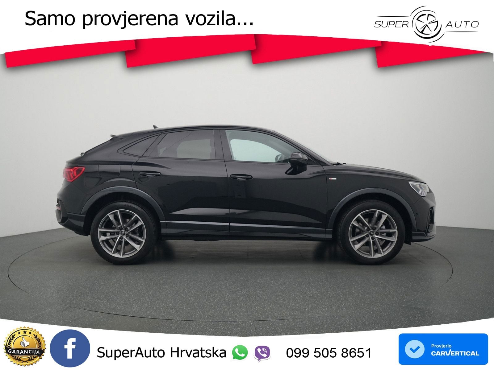 Audi Q3 Sportback 1.5 TFSI (150 KS) S tronic S line LED+GR SJED+ACC