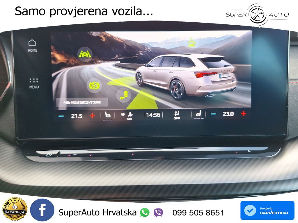 Škoda Octavia Combi RS 2.0 TDI (200 KS) DSG