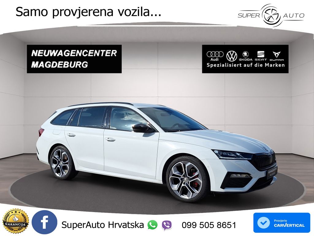 Škoda Octavia Combi RS 2.0 TDI (200 KS) DSG