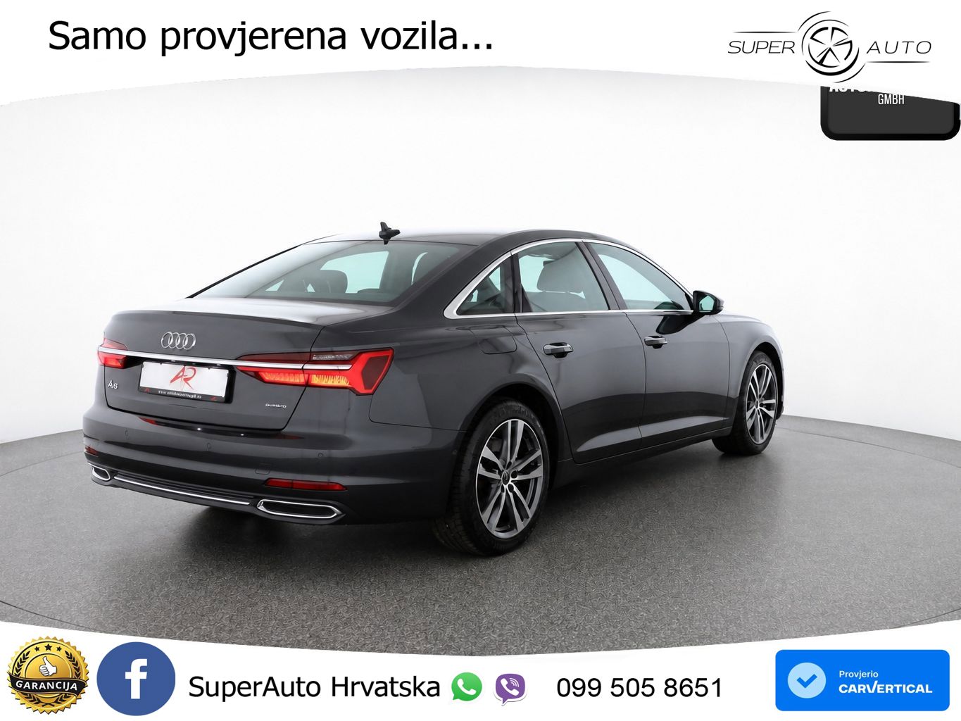 Audi A6 45 TDI V6 (245 KS) quattro ultra S tronic S line LED+GR SJED+ACC