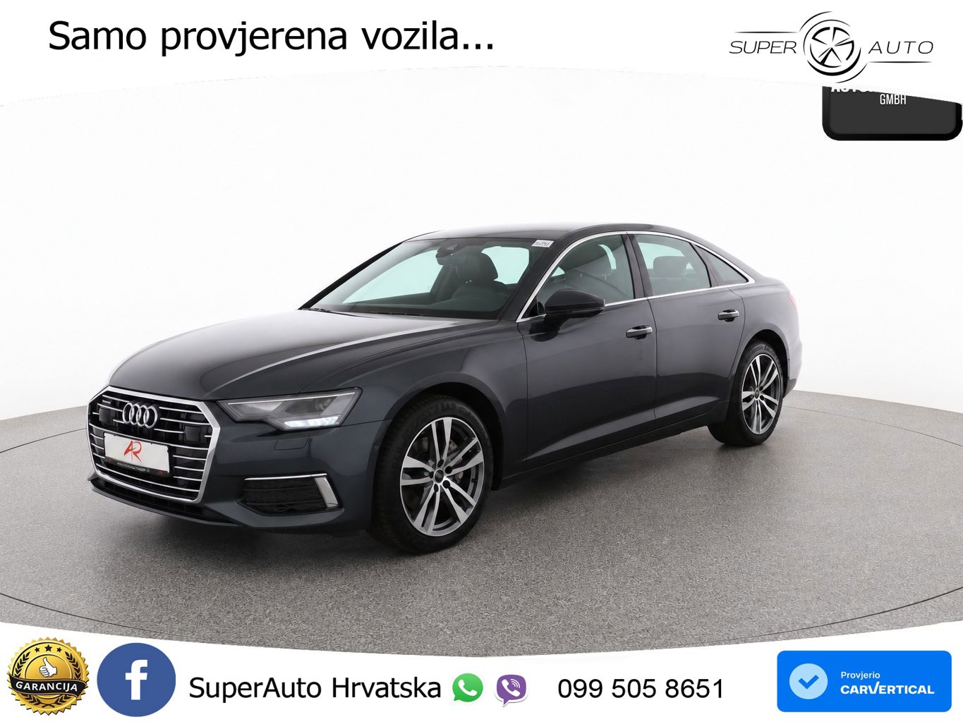 Audi A6 45 TDI V6 (245 KS) quattro ultra S tronic S line LED+GR SJED+ACC