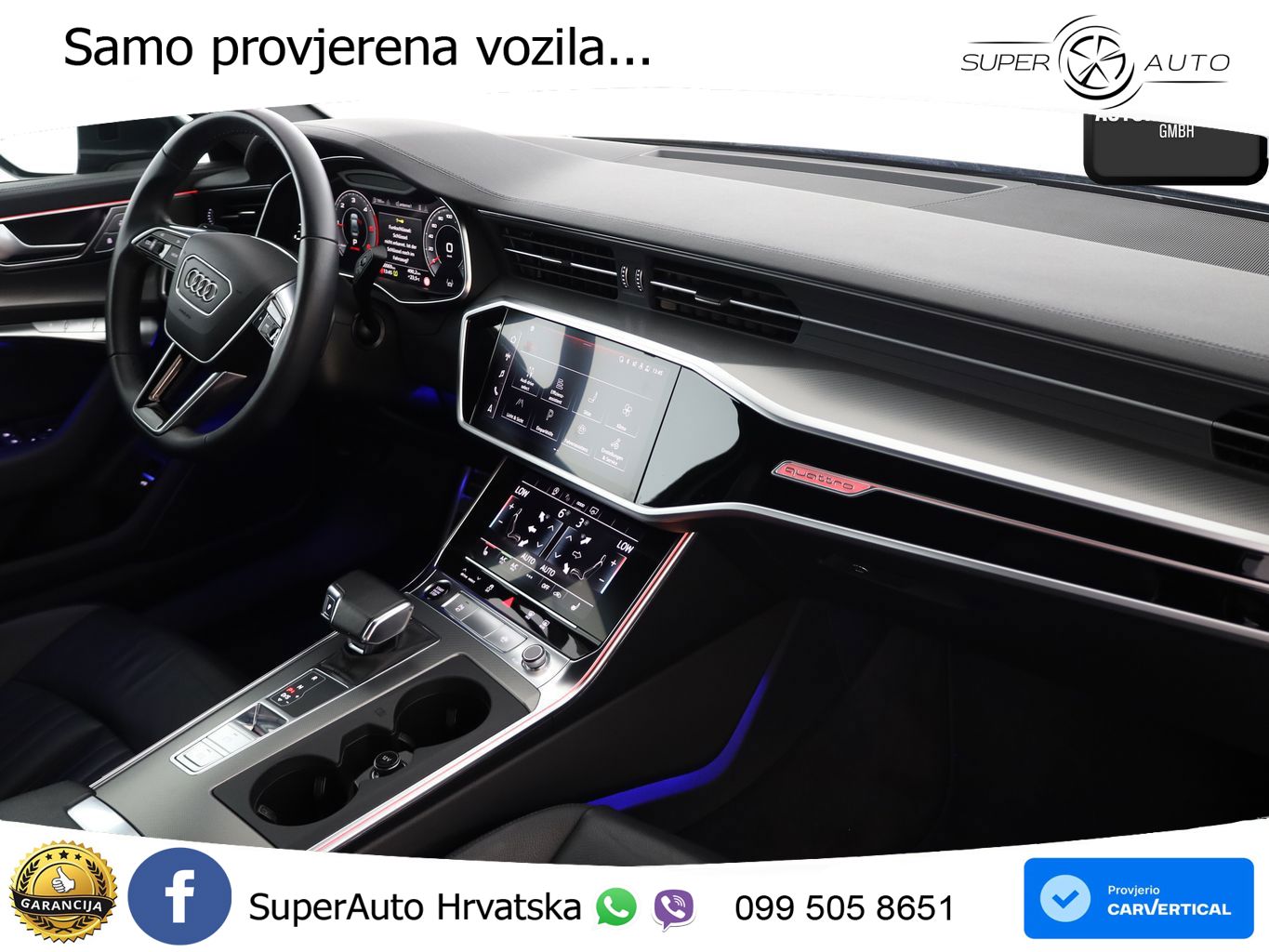 Audi A6 45 TDI V6 (245 KS) quattro ultra S tronic S line LED+GR SJED+ACC