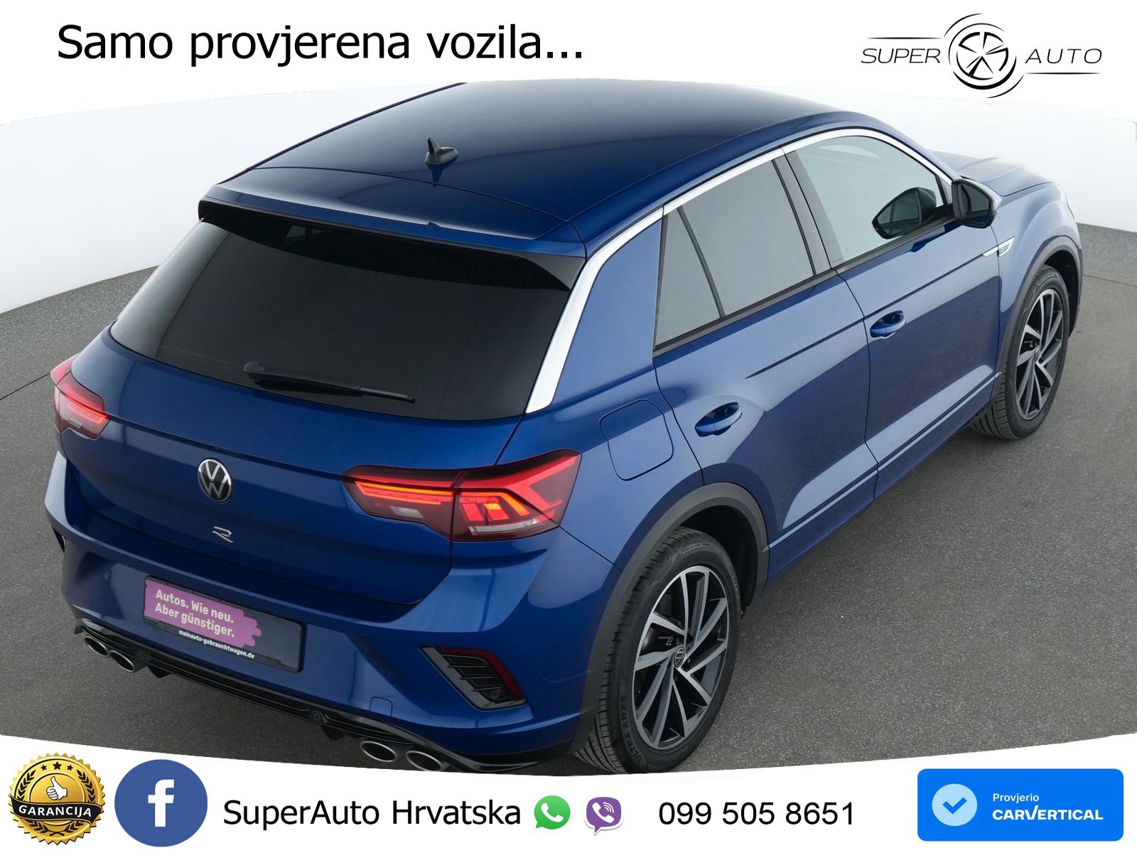 Volkswagen T-Roc I R 2.0 TSI (300 KS) OPF 4M DSG LED+GR SJED+ACC