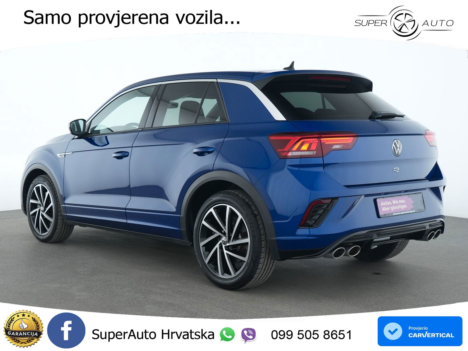 Volkswagen T-Roc I R 2.0 TSI (300 KS) OPF 4M DSG LED+GR SJED+ACC