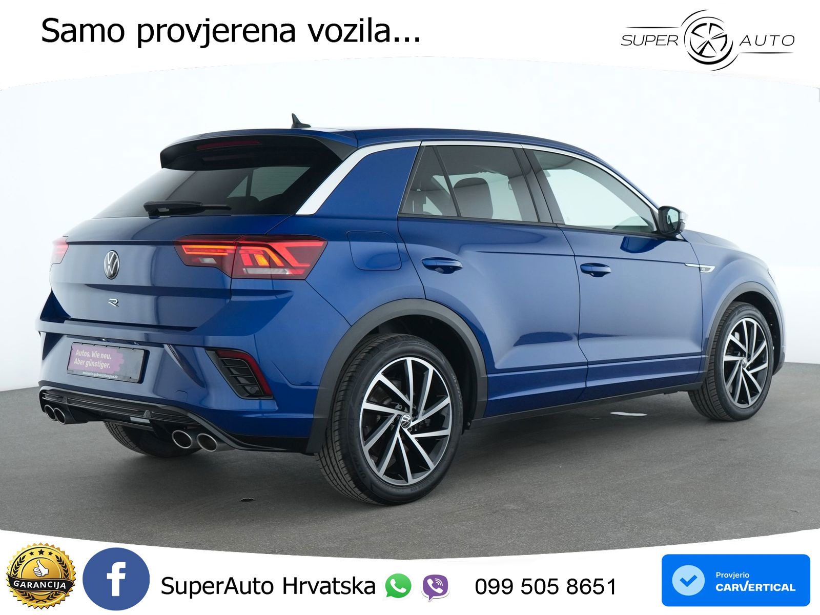 Volkswagen T-Roc I R 2.0 TSI (300 KS) OPF 4M DSG LED+GR SJED+ACC