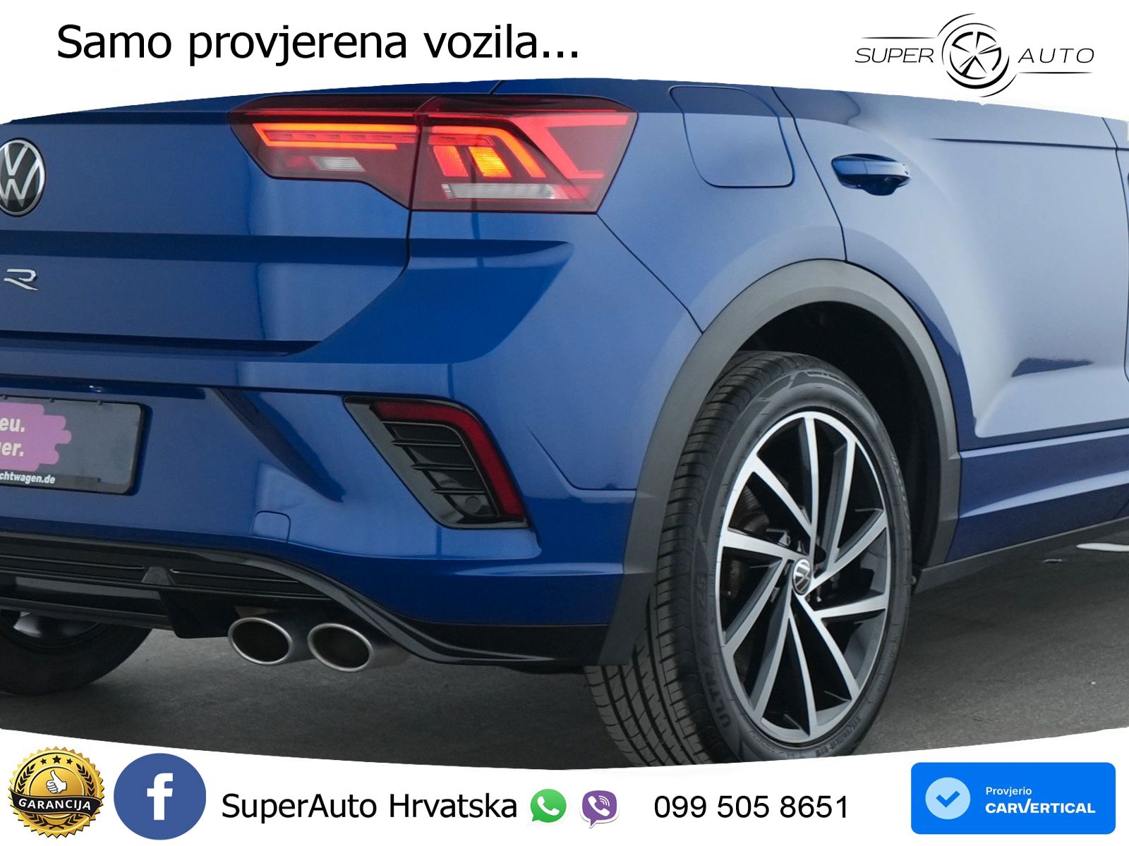 Volkswagen T-Roc I R 2.0 TSI (300 KS) OPF 4M DSG LED+GR SJED+ACC