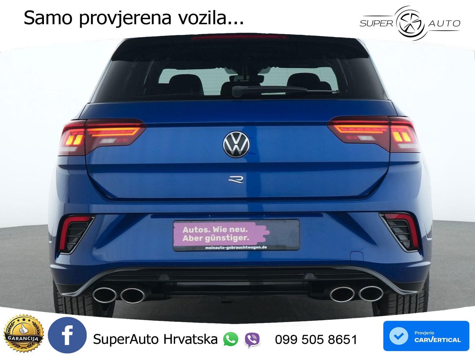 Volkswagen T-Roc I R 2.0 TSI (300 KS) OPF 4M DSG LED+GR SJED+ACC