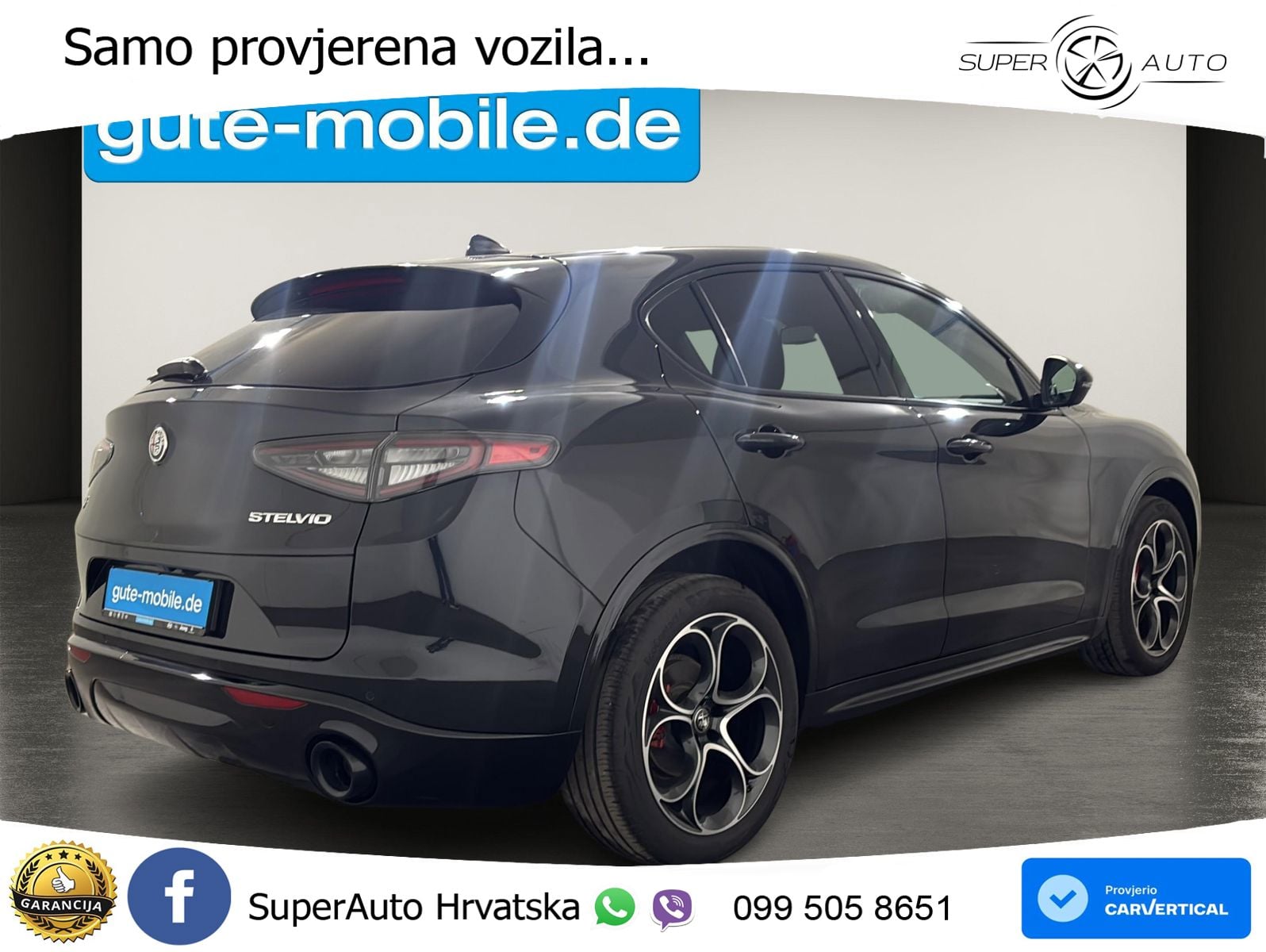 Alfa Romeo Stelvio 2.2 MultiJet II (210 KS) Q4 Automatic MATRIX+GR SJED+KAM