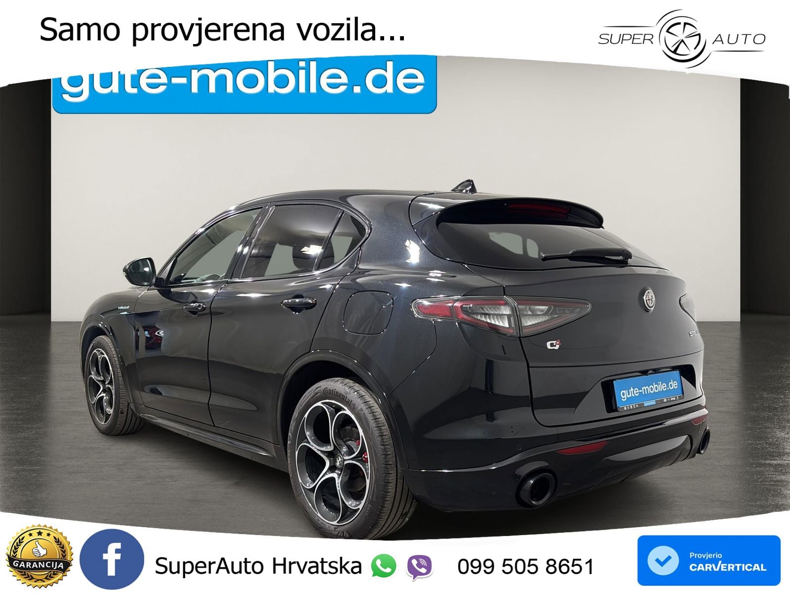 Alfa Romeo Stelvio 2.2 MultiJet II (210 KS) Q4 Automatic MATRIX+GR SJED+KAM