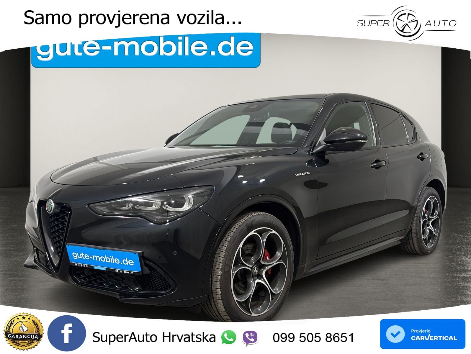 Alfa Romeo Stelvio 2.2 MultiJet II (210 KS) Q4 Automatic MATRIX+GR SJED+KAM