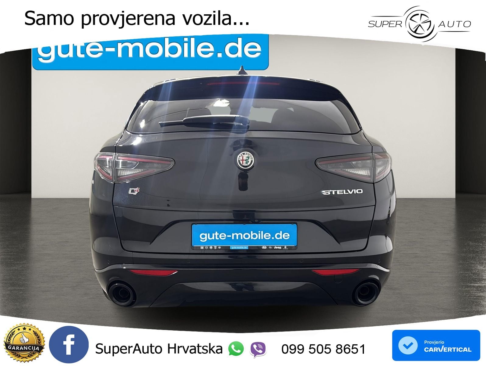 Alfa Romeo Stelvio 2.2 MultiJet II (210 KS) Q4 Automatic MATRIX+GR SJED+KAM