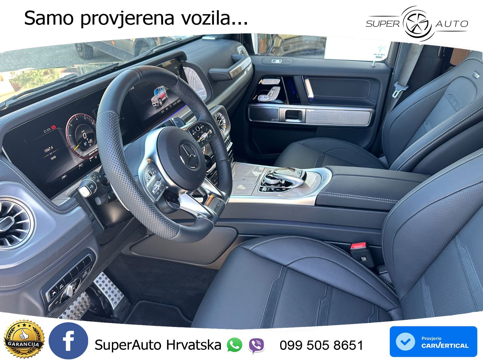 Mercedes AMG G 63 Long V8 (585 KS) 4MATIC 9G-TRONIC AMG SPEEDSHIFT PLUS LED+GR SJED+ACC