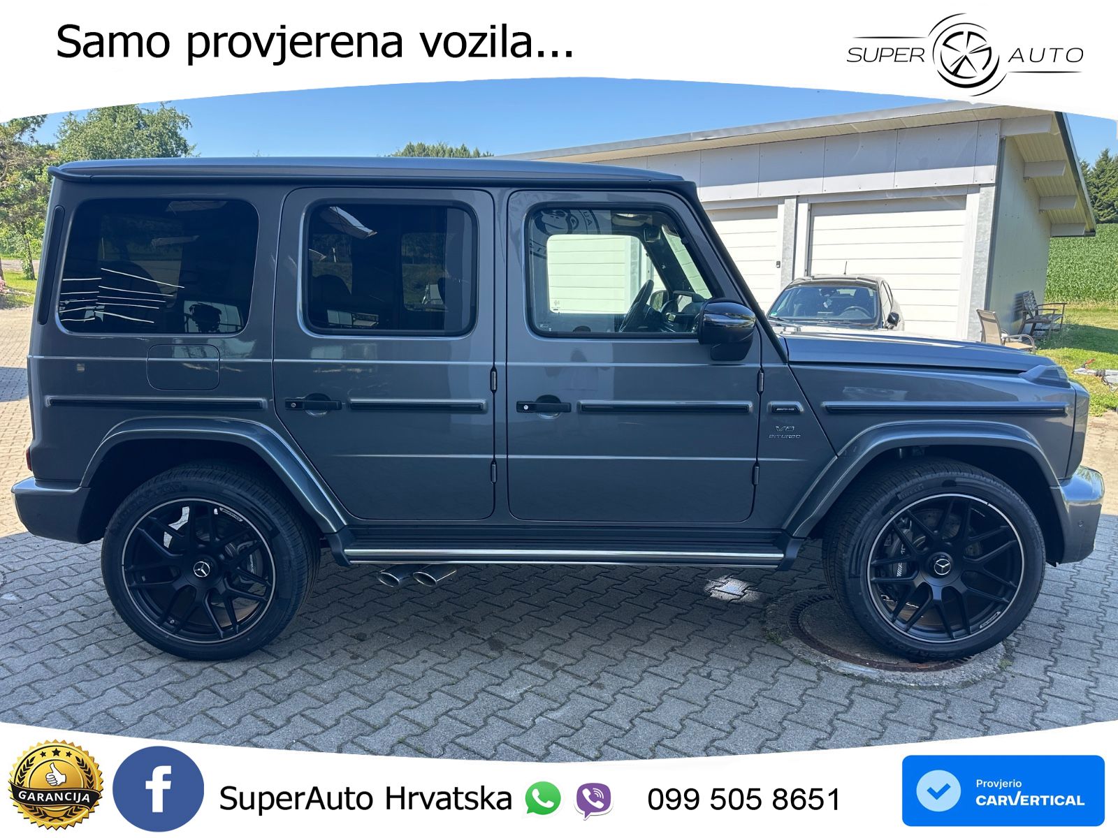 Mercedes AMG G 63 Long V8 (585 KS) 4MATIC 9G-TRONIC AMG SPEEDSHIFT PLUS LED+GR SJED+ACC