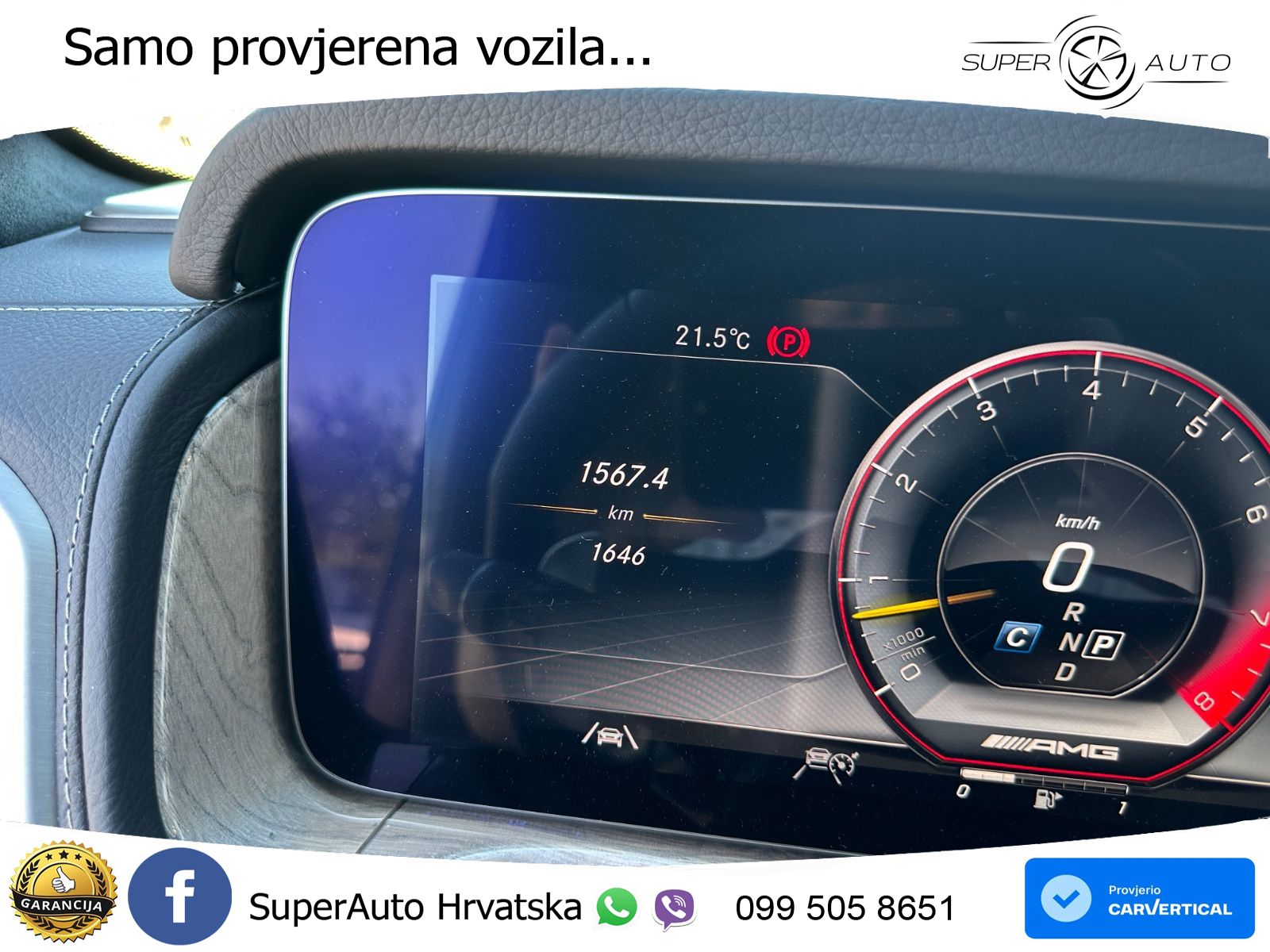 Mercedes AMG G 63 Long V8 (585 KS) 4MATIC 9G-TRONIC AMG SPEEDSHIFT PLUS LED+GR SJED+ACC