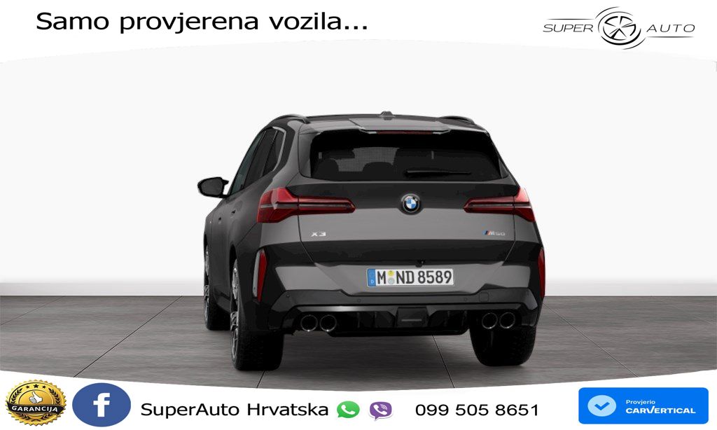 BMW X3 M50 xDrive Steptronic M Sport ACC+HEAD+4xGR SJED+360+PANO