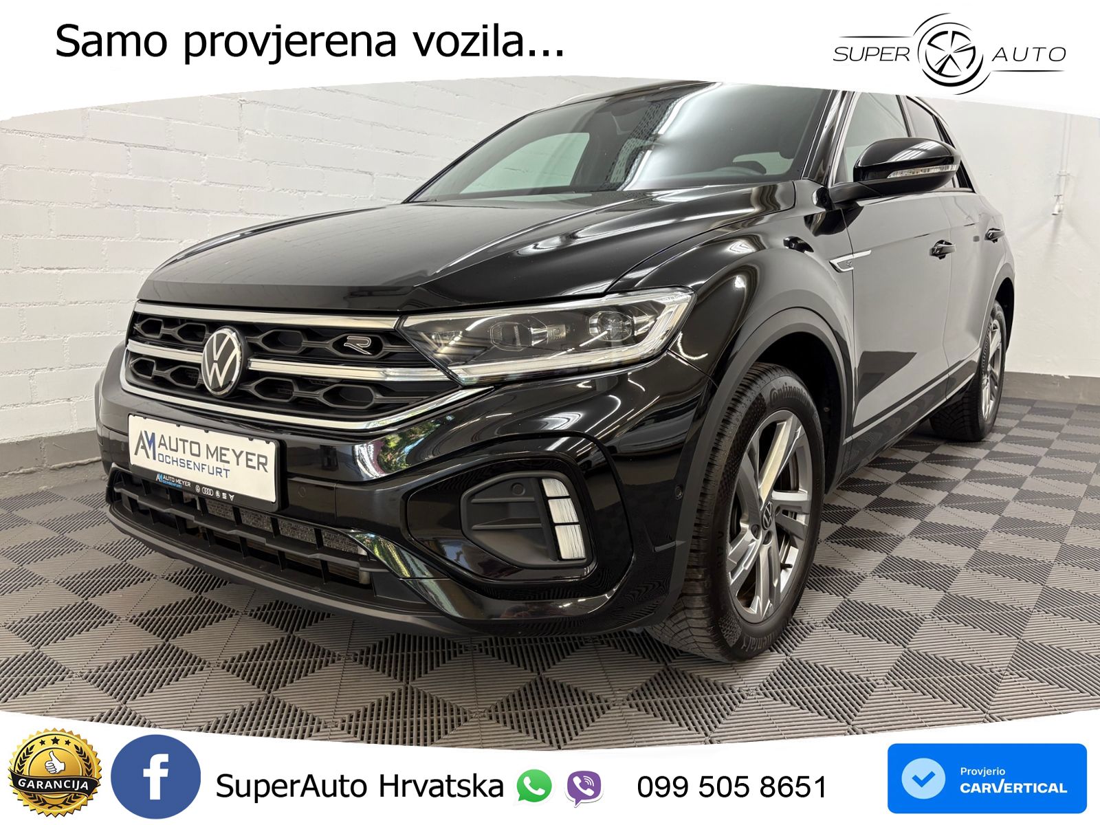 Volkswagen T-Roc 1.5 TSI (150 KS) DSG R-Line LED+GR SJED+ACC