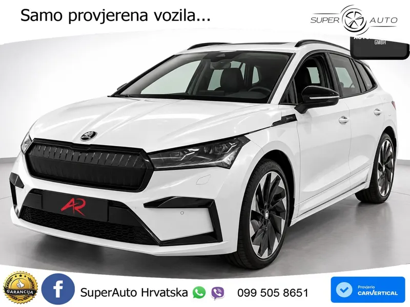 Škoda Enyaq iV 80x 82 kWh (265 KS) AWD SportLine LED+GR SJED+ACC
