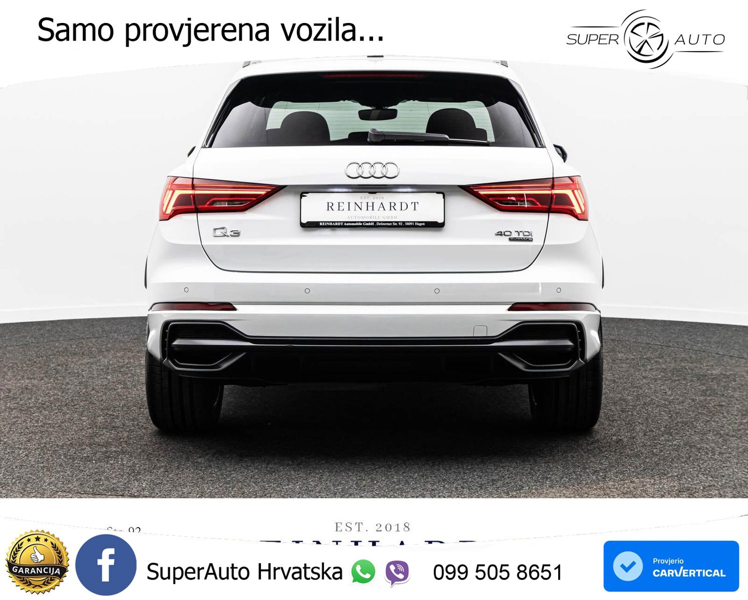 Audi Q3 40 TDI (200 KS) quattro S tronic S line