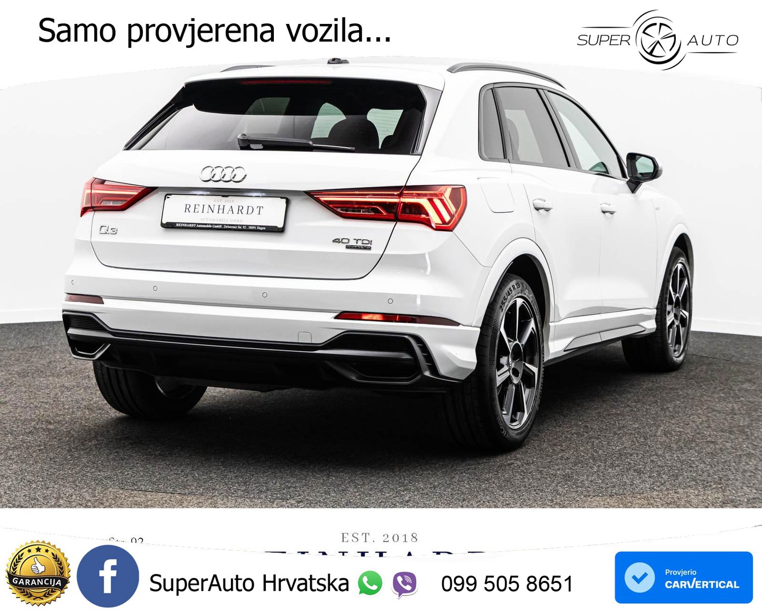 Audi Q3 40 TDI (200 KS) quattro S tronic S line