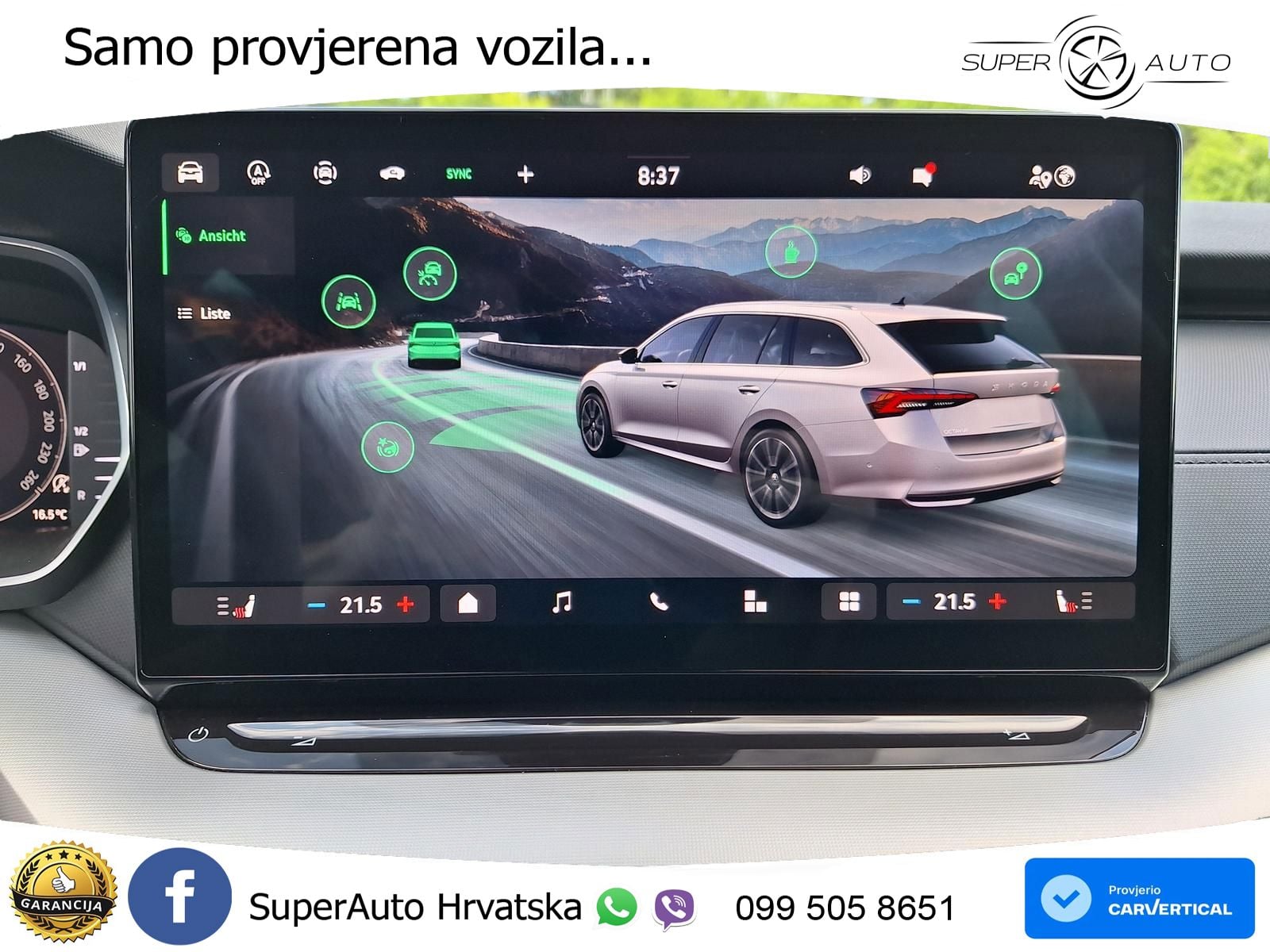 Škoda Octavia Combi 2.0 TDI (150 KS) DSG Selection LED+GR SJED+ACC