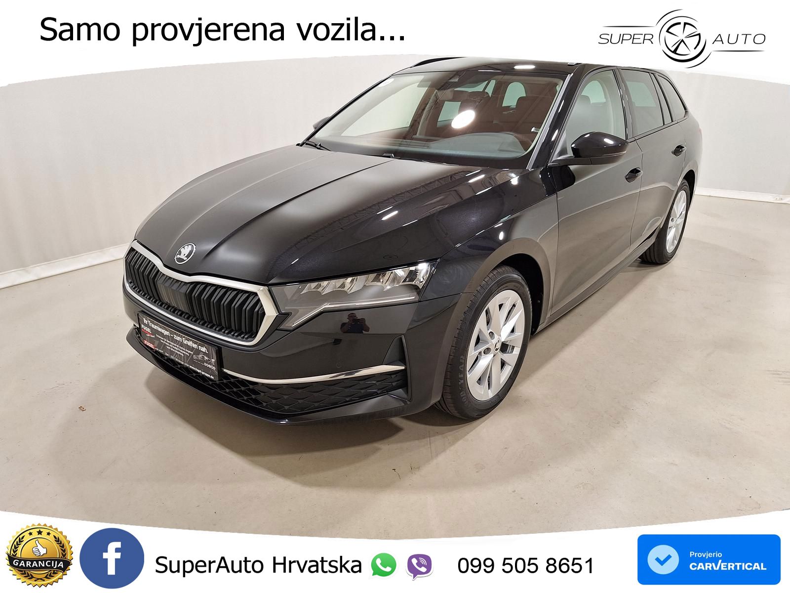 Škoda Octavia Combi 2.0 TDI (150 KS) DSG Selection LED+GR SJED+ACC