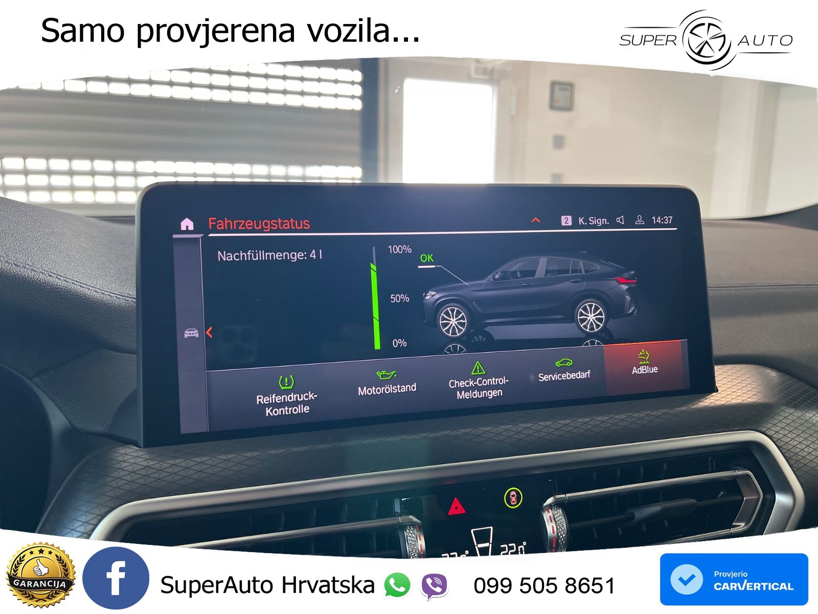 BMW X4 30d (286 KS) xDrive Steptronic M Sport LED+GR SJED+ACC