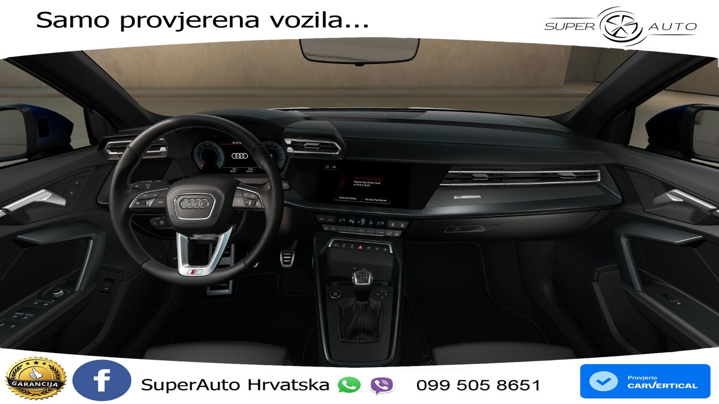 Audi A3 Limuzina 30 TFSI (116 KS) S line LED+GR SJED+ACC