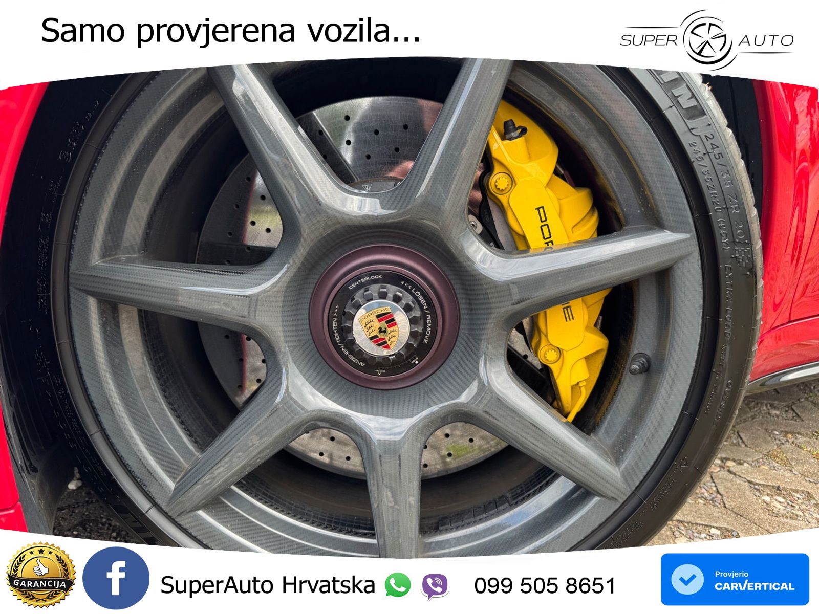 Porsche 911 Turbo 3.8 (580 KS) PDK ZRAČNI+ACC+GR SJED+KAM+PANO