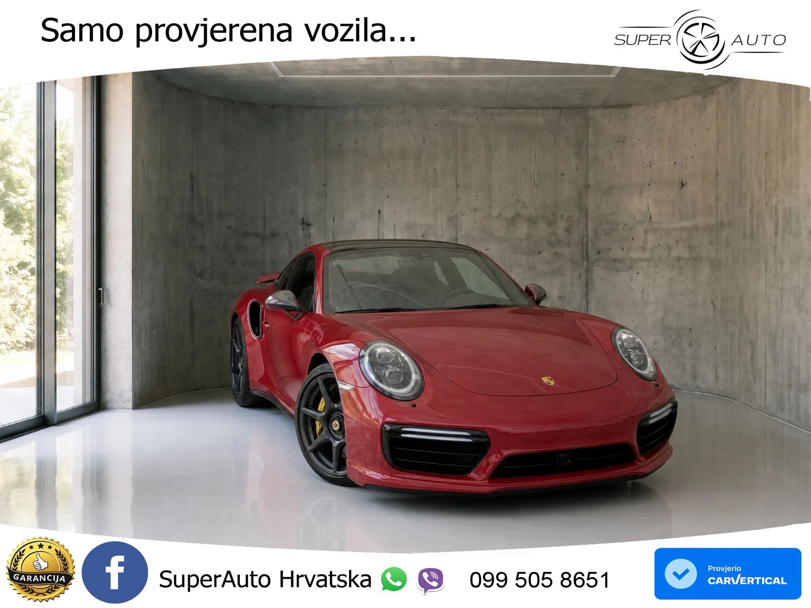 Porsche 911 Turbo 3.8 (580 KS) PDK ZRAČNI+ACC+GR SJED+KAM+PANO