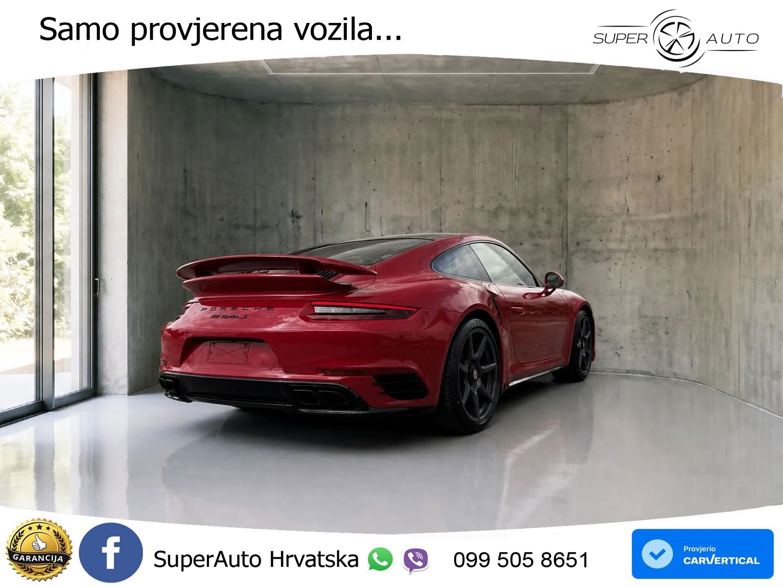 Porsche 911 Turbo 3.8 (580 KS) PDK ZRAČNI+ACC+GR SJED+KAM+PANO
