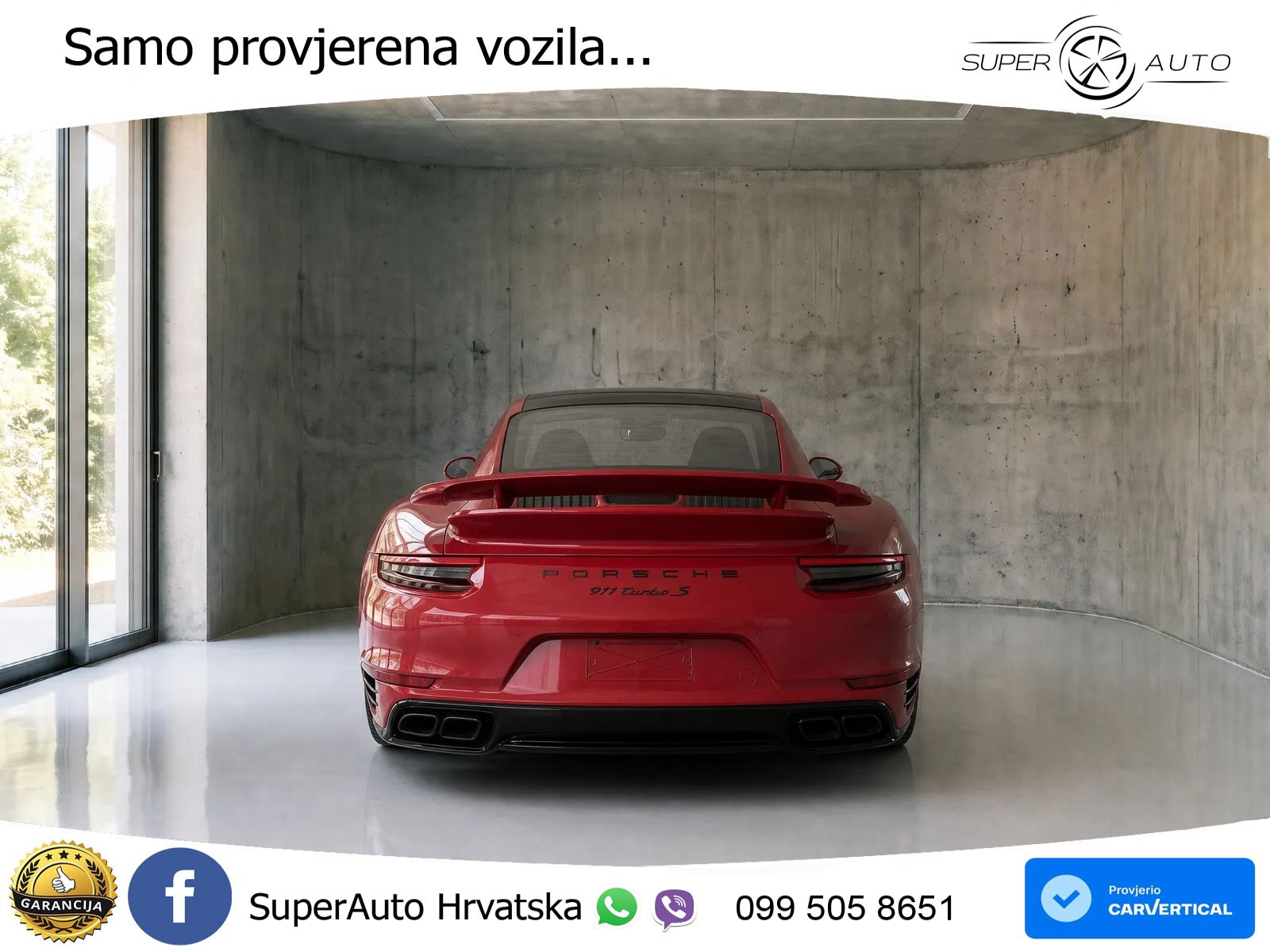 Porsche 911 Turbo 3.8 (580 KS) PDK ZRAČNI+ACC+GR SJED+KAM+PANO