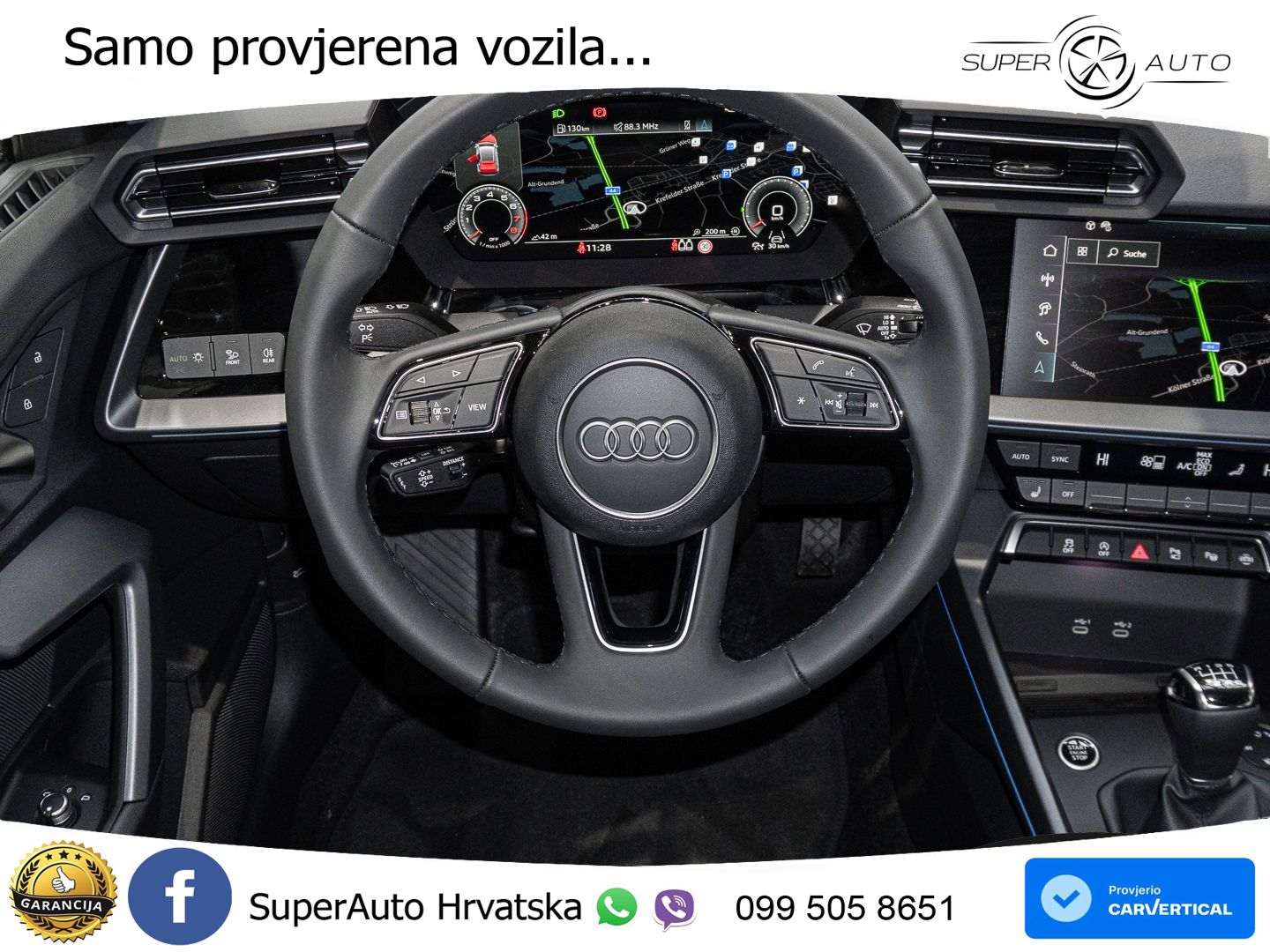 Audi A3 35 TFSI (150 KS) LED+GR SJED+ACC