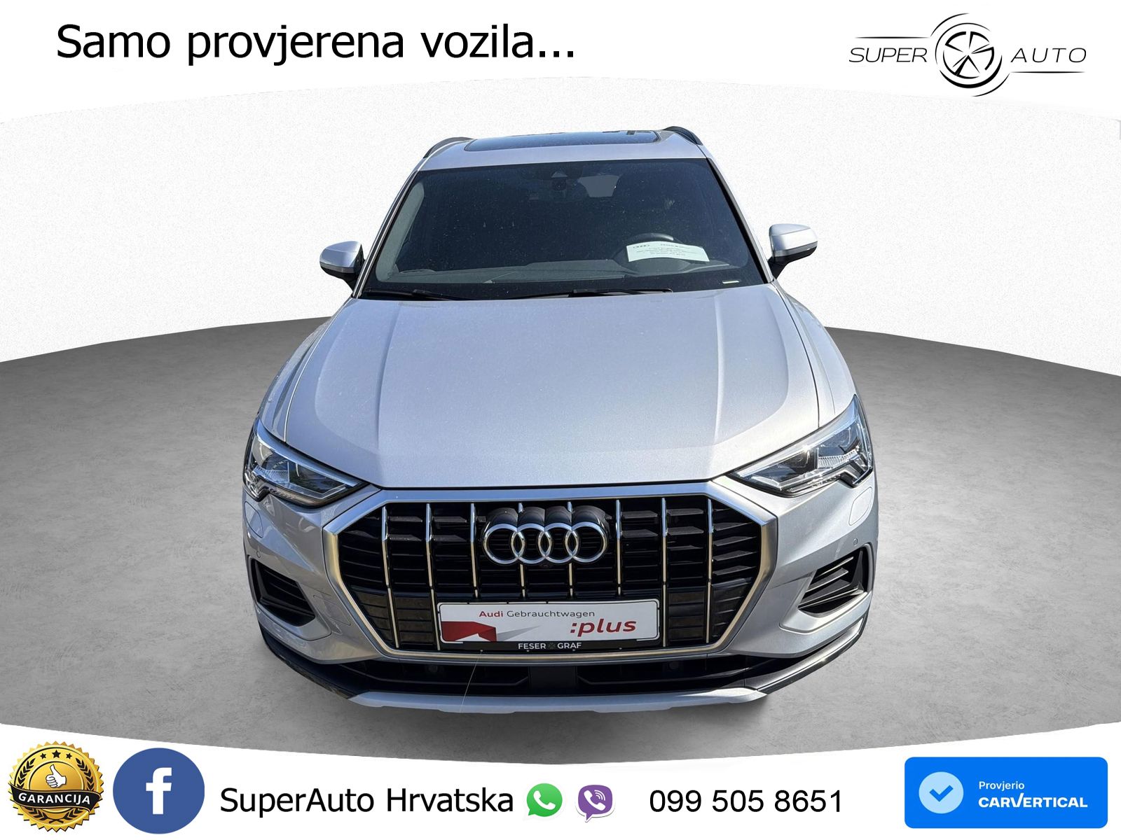 Audi Q3 35 TFSI (150 KS) S tronic advanced ACC+GR SJED+360+PANO
