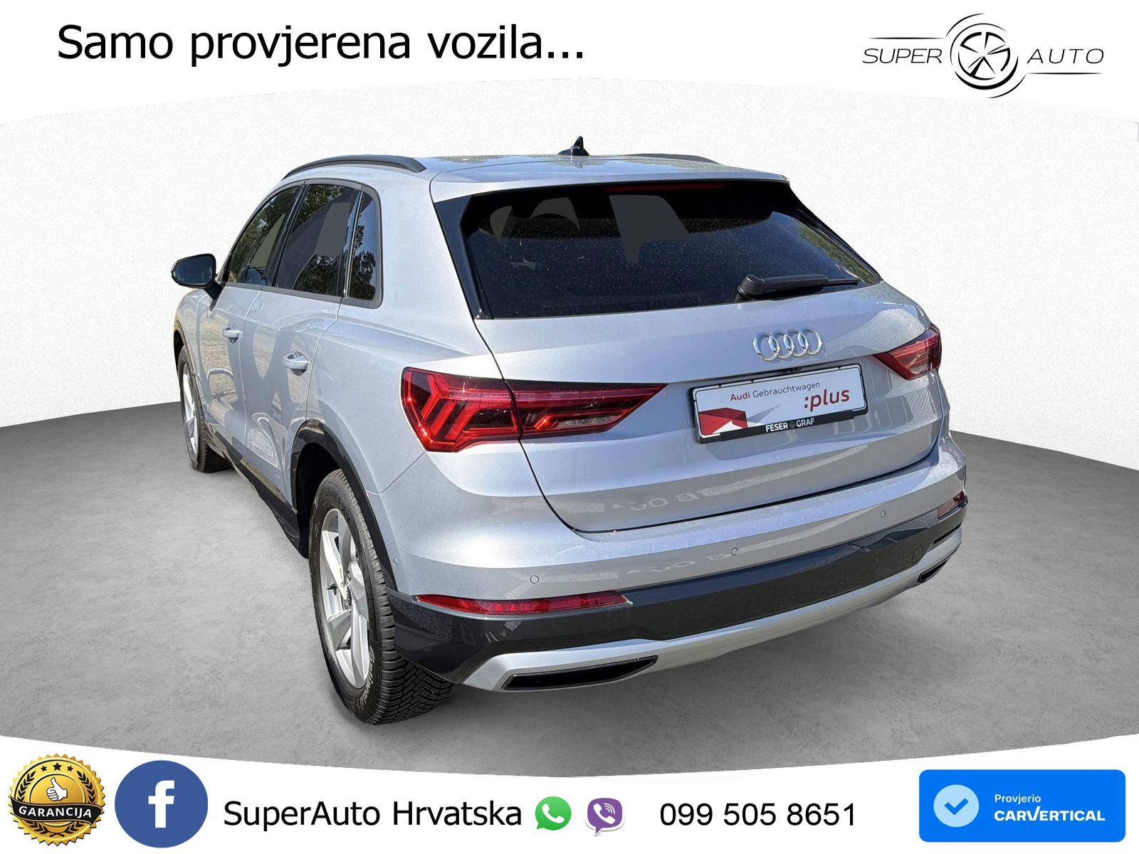 Audi Q3 35 TFSI (150 KS) S tronic advanced ACC+GR SJED+360+PANO
