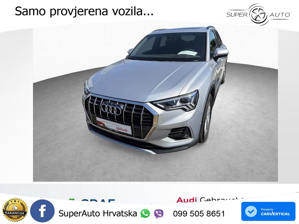 Audi Q3 35 TFSI (150 KS) S tronic advanced ACC+GR SJED+360+PANO