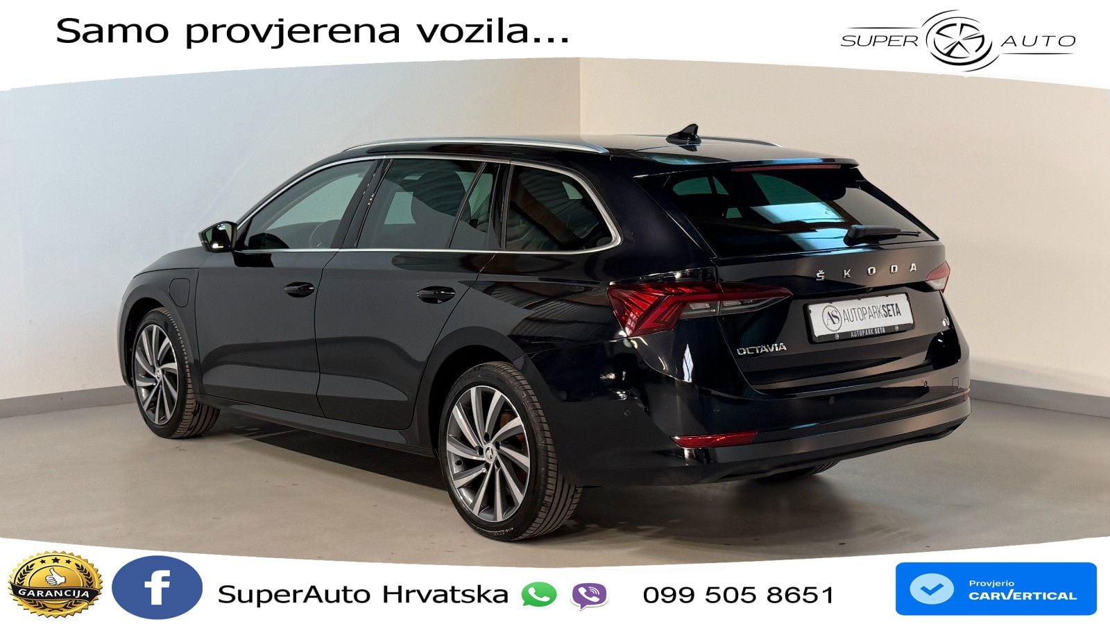 Škoda Octavia Combi iV 1.4 TSI (204 KS) DSG LED+GR SJED+ACC
