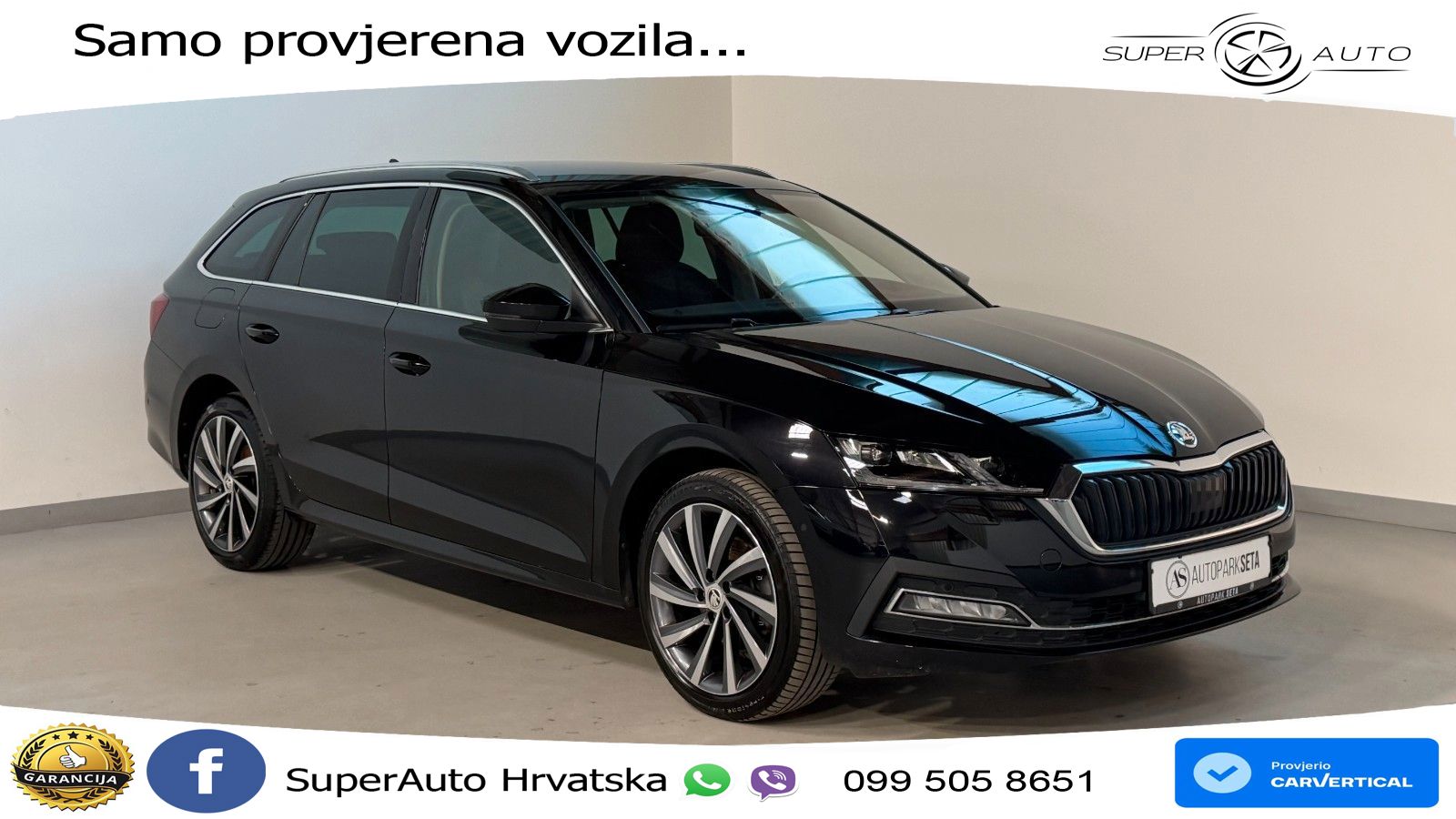 Škoda Octavia Combi iV 1.4 TSI (204 KS) DSG LED+GR SJED+ACC