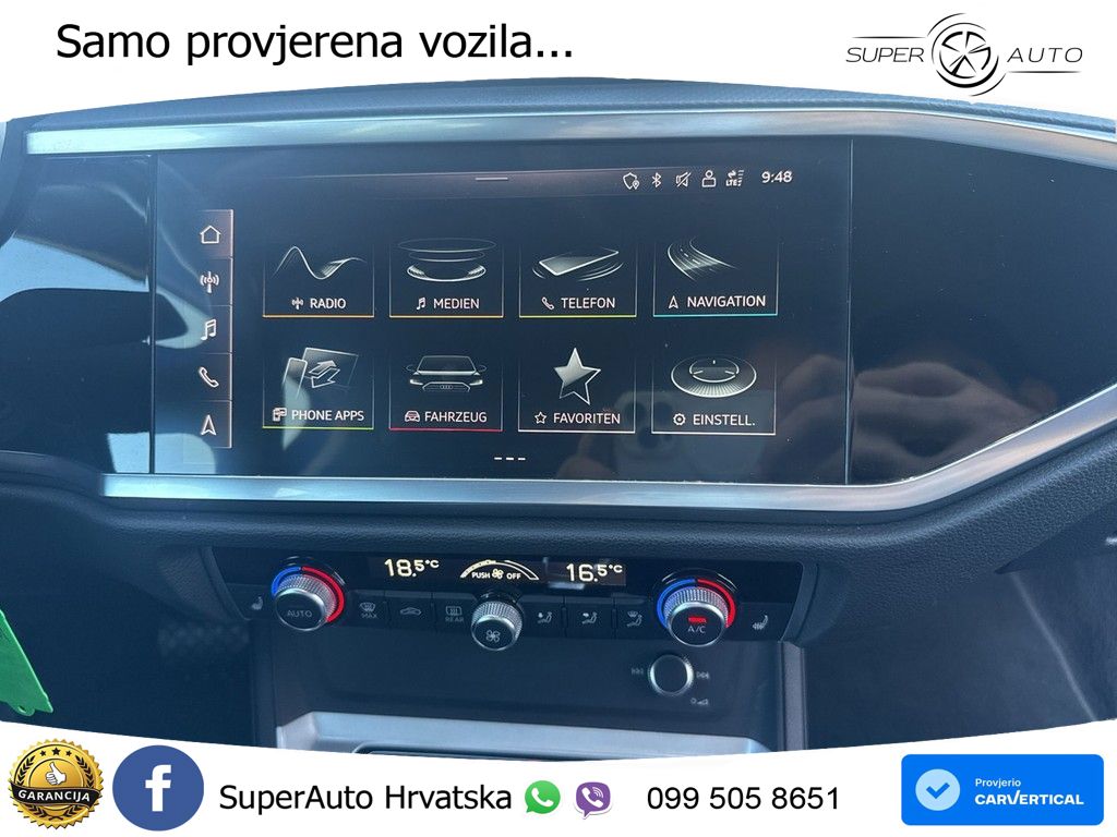 Audi Q3 Sportback 35 TDI (150 KS) quattro S tronic LED+GR SJED+ACC