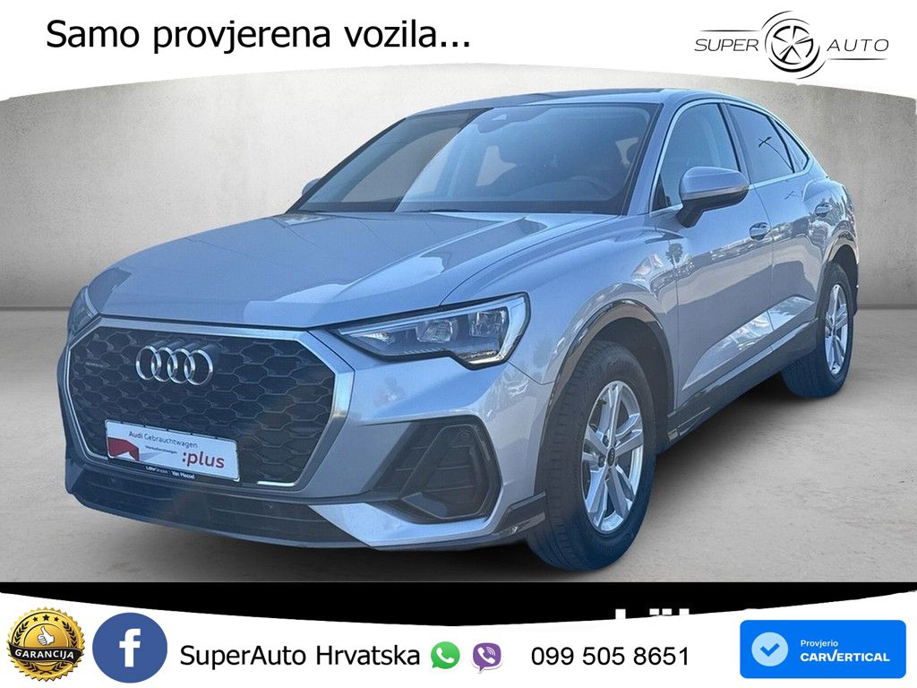 Audi Q3 Sportback 35 TDI (150 KS) quattro S tronic LED+GR SJED+ACC
