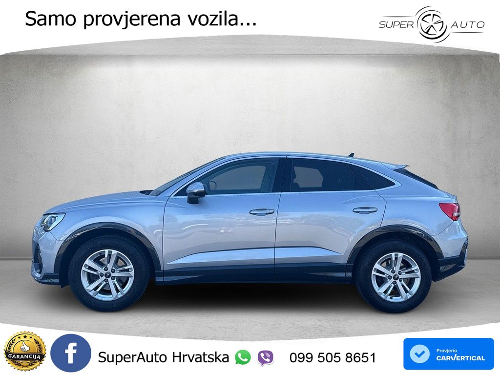 Audi Q3 Sportback 35 TDI (150 KS) quattro S tronic LED+GR SJED+ACC